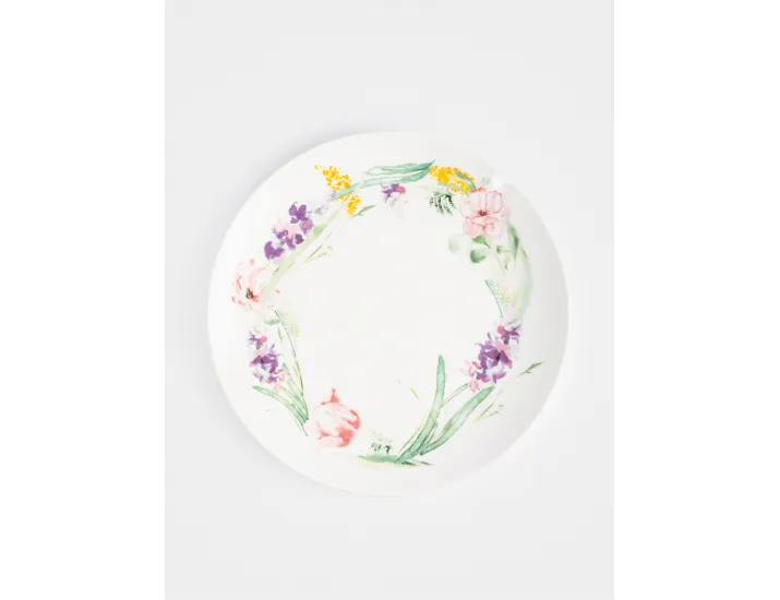 Сервиз обеденный 6 персон 18 предметов белый Акварельные цветы Anna Lafarg Bouquet