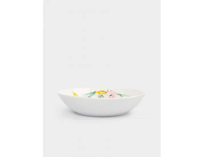 Сервиз обеденный 6 персон 18 предметов белый Акварельные цветы Anna Lafarg Bouquet