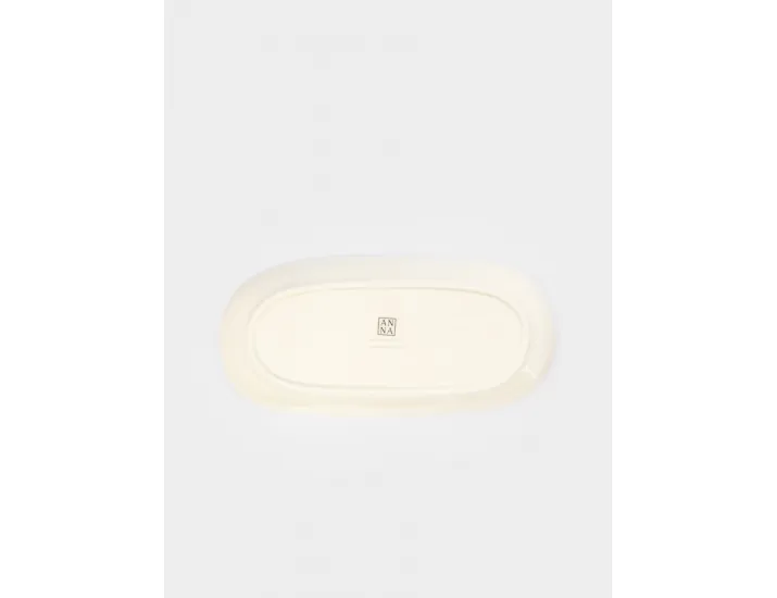 Блюдо 32х16 см овальное молочное Лимон Anna Lafarg Limoncello