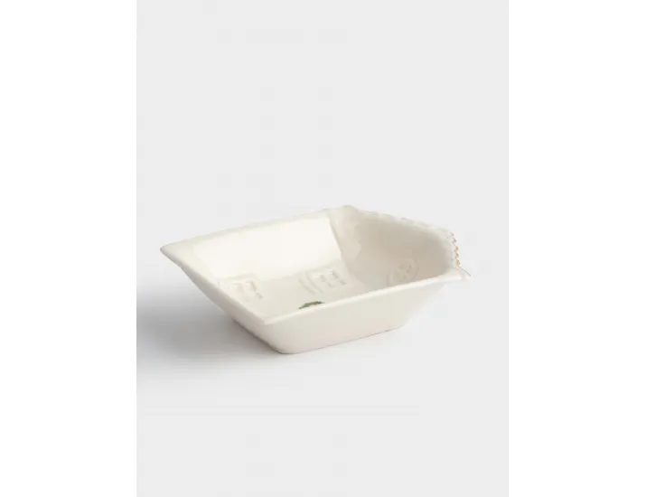 Пиала 15x12x4 см белая Дом с венком Anna Lafarg Townlet