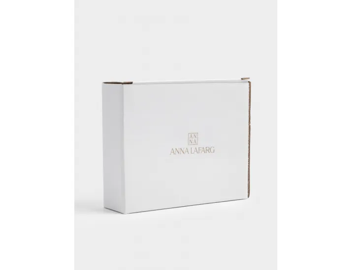 Пиала 15x12x4 см белая Дом с венком Anna Lafarg Townlet