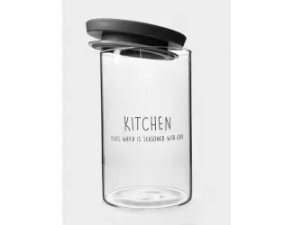 Банка для продуктов, 800 мл, стекло Б/пластик, Special