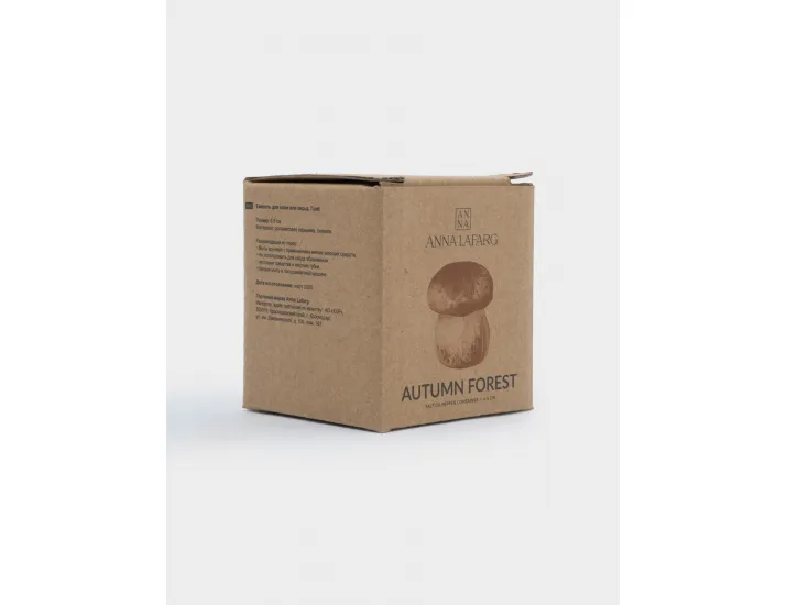 Емкость для соли или перца 7 см молочно-коричневая Гриб Anna Lafarg Autumn forest