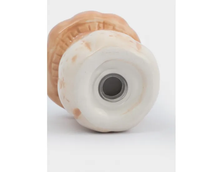 Емкость для соли или перца 7 см молочно-коричневая Гриб Anna Lafarg Autumn forest