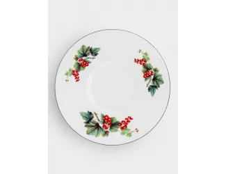 Чашка с блюдцем, 340 мл, Красная смородина