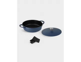 Сотейник 28 см 4.0 л с крышкой с покрытием синий Maxwell & Williams Agile