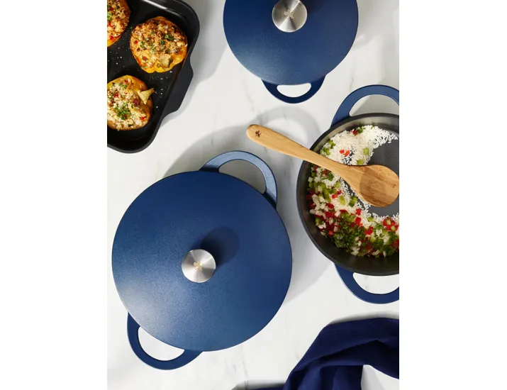 Сотейник 28 см 4.0 л с крышкой с покрытием синий Maxwell & Williams Agile