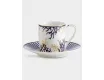 Набор чайный 2 персоны 4 предмета белая Кораллы Pozzi Milano Corallo