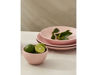 Тарелка обеденная, 27 см, фарфор P, розовый, Corallo