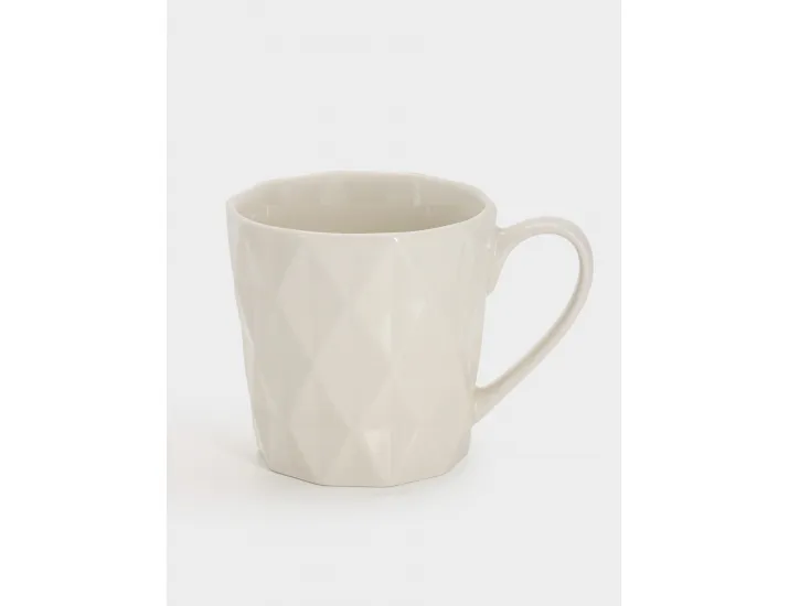 Набор кружек 4 предмета 380 мл белые геометрия Maxwell & Williams Nova
