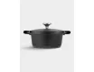 Кастрюля 20 см 2.4 л с крышкой с покрытием чёрная Maxwell & Williams Agile