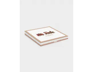 Блюдо для торта, 32 см, с лопаткой, Полярный экспресс