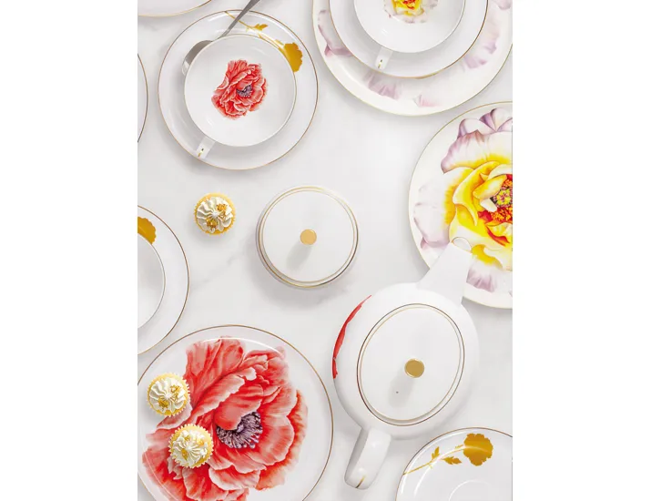 Сахарница 0,25 л белая Мак Anna Lafarg Flowers