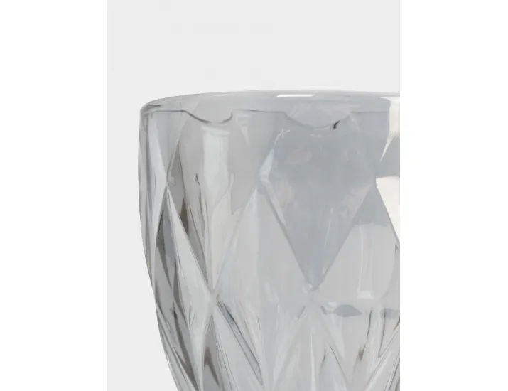 Бокал-кубок для вина 300 мл серый Anna Lafarg Diamond color