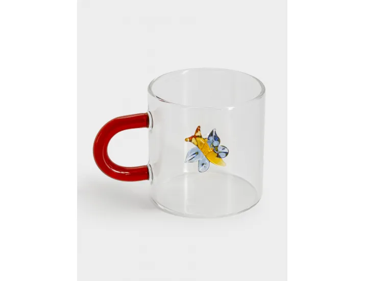 Кружка кофейная 130 мл 2 шт Бабочки WD Lifestyle Monterey