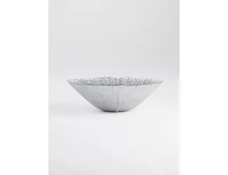 Салатник, 16х5 см, 420 мл, стекло Р, серебристо-серый, Avila