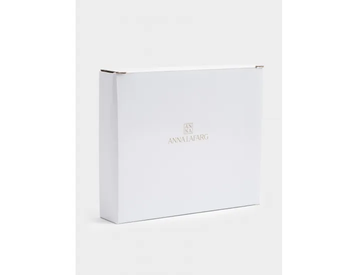 Блюдо 19x16x3 см бело-золотистое Дом Anna Lafarg Townlet