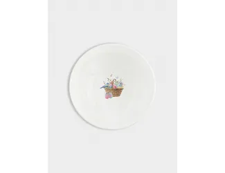 Пиала, 12х6 см, фарфор P, белая, Цветы, Spring Bloom