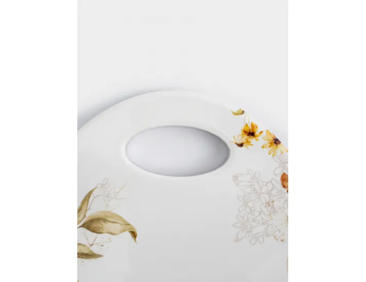 Подставка под горячее 20х15 см белая Тыквы Anna Lafarg Light pumpkin