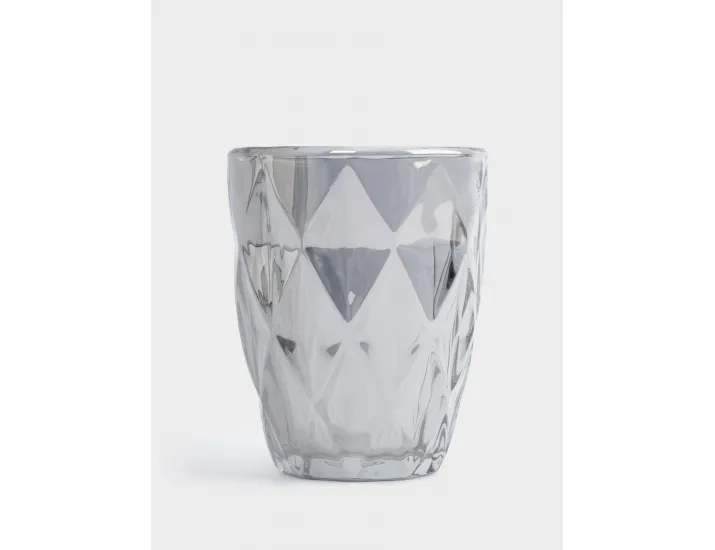 Стакан 10 см 270 мл серый Anna Lafarg Diamond color
