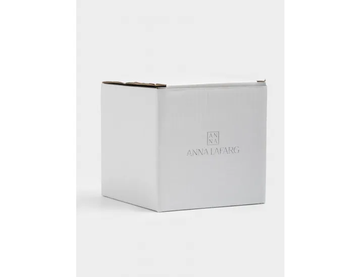 Кружка 400 мл молочная Олень в шапке и шарфе Anna Lafarg Winter Forest