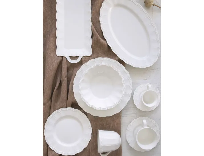 Салатник 12 см 0.3 л белый Easy Life Elite