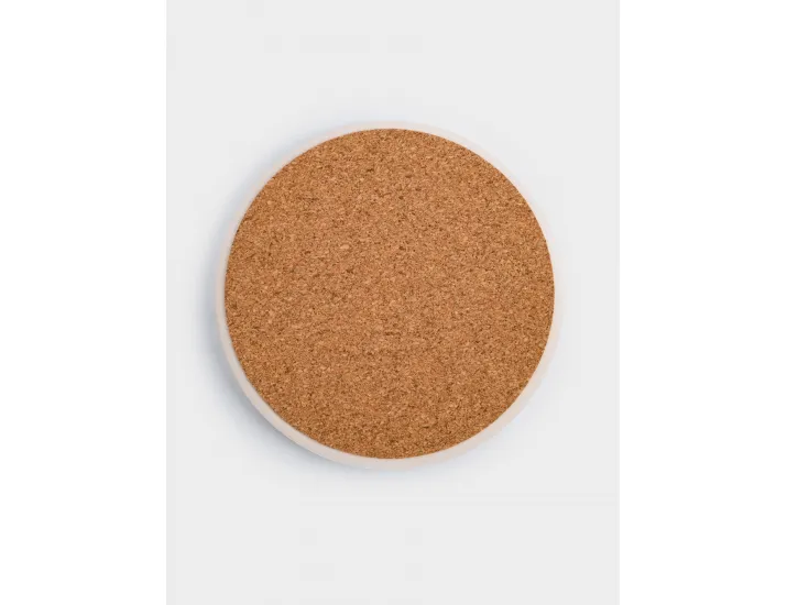 Подставка под кружку 11 см круглая белая Тыквы Anna Lafarg Light pumpkin