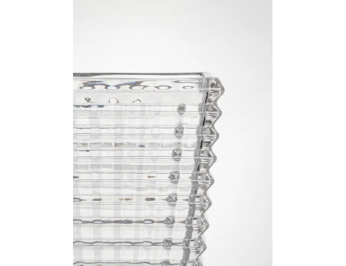 Ваза для цветов 28 см серая Anna Lafarg Traviata