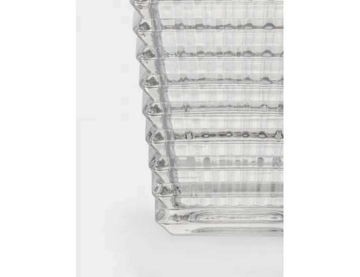 Ваза для цветов 28 см серая Anna Lafarg Traviata