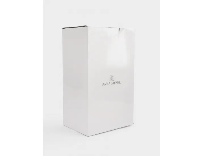 Ваза для цветов 28 см серая Anna Lafarg Traviata