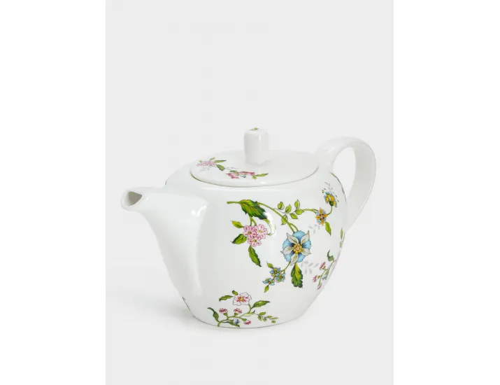 Чайник 1,2 л белый Цветы Anna Lafarg Provence