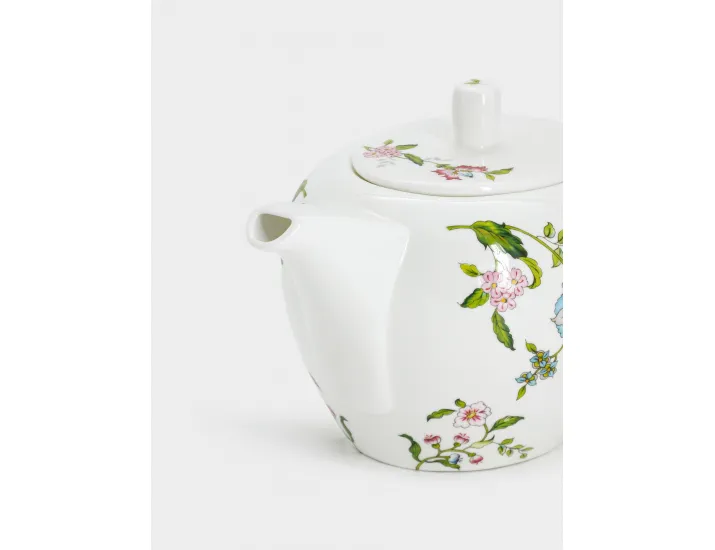 Чайник 1,2 л белый Цветы Anna Lafarg Provence