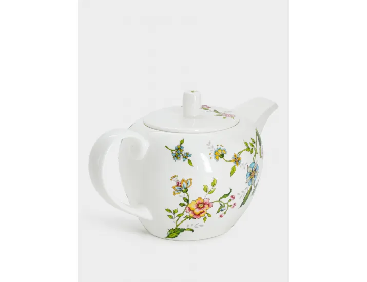 Чайник 1,2 л белый Цветы Anna Lafarg Provence
