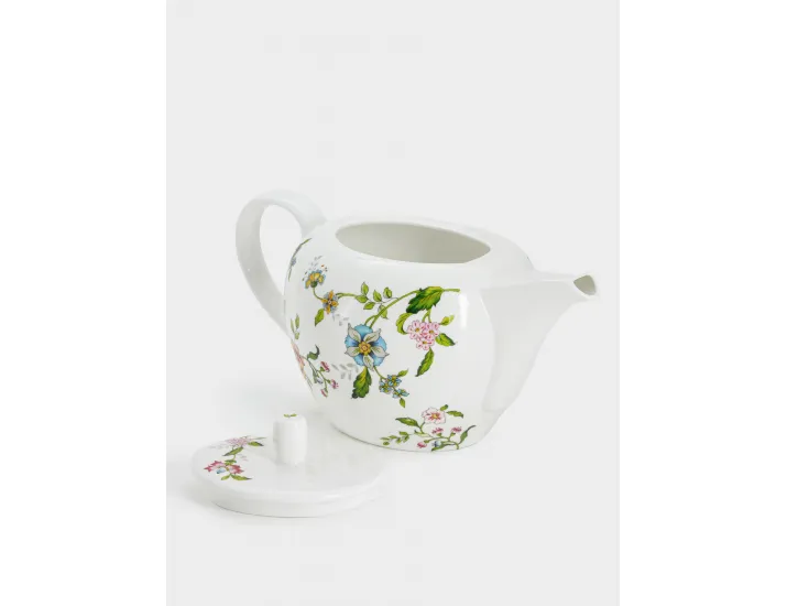 Чайник 1,2 л белый Цветы Anna Lafarg Provence