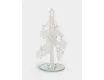 Статуэтка 15 см с подвесками серебристая Ель со снежинками Anna Lafarg Event