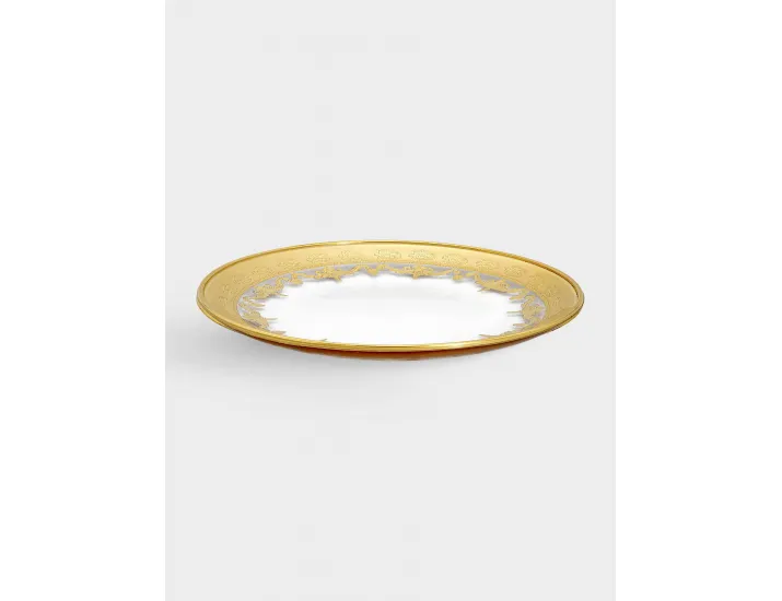 Тарелка закусочная 20,5 см 4 шт золотистая Same Versailles