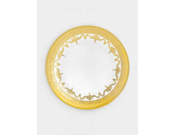 Тарелка суповая 21,5х3 см 4 шт золотистая Same Versailles