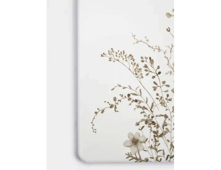 Подставка под горячее 24х17 см белая Осенние цветы Anna Lafarg Florance