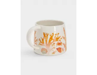 Кружка 380 мл белая/оранжевая Морская жизнь Maxwell & Williams Ocean Life