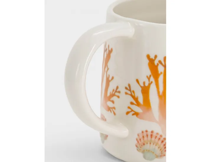 Кружка 380 мл белая/оранжевая Морская жизнь Maxwell & Williams Ocean Life