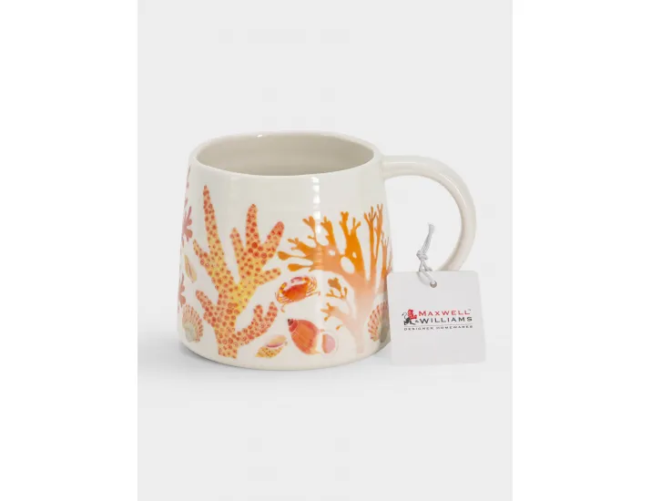 Кружка 380 мл белая/оранжевая Морская жизнь Maxwell & Williams Ocean Life