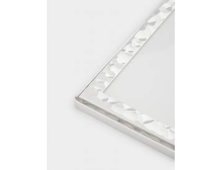 Фоторамка 11х16 см серебристая Мятый эффект Anna Lafarg Museum