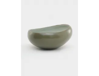 Салатник, 15 см, 0.55 л, зелёный, Organica