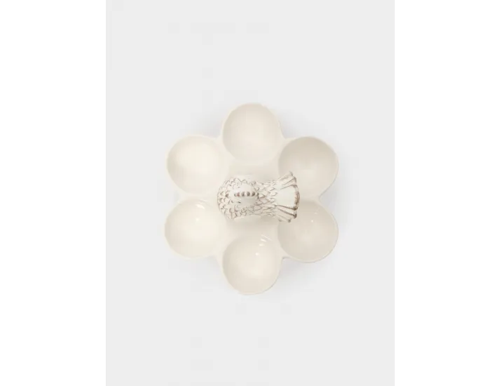 Блюдо пасхальное 14х13 см 6 отделений молочное Anna Lafarg Easter