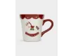 Кружка 510 мл бело-красная Лошадка-качалка Anna Lafarg New year