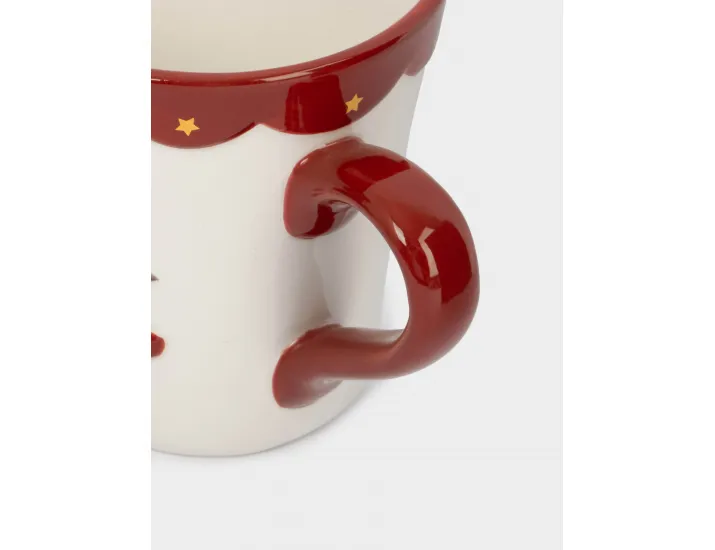 Кружка 510 мл бело-красная Лошадка-качалка Anna Lafarg New year