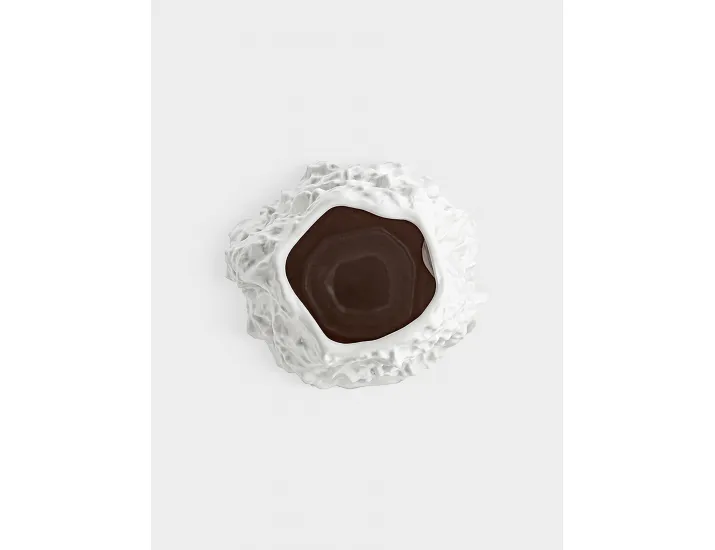 Ваза для цветов 26 см декоративная белая матовая Текстура Home & Style Gloria