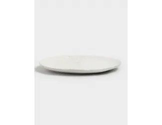 Блюдо, 22 см, керамика, белое, в крапинку, Тыква, Light pumpkin