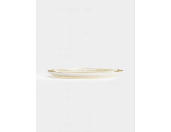 Тарелка обеденная 28 см молочная/шампань Anna Lafarg Marbella