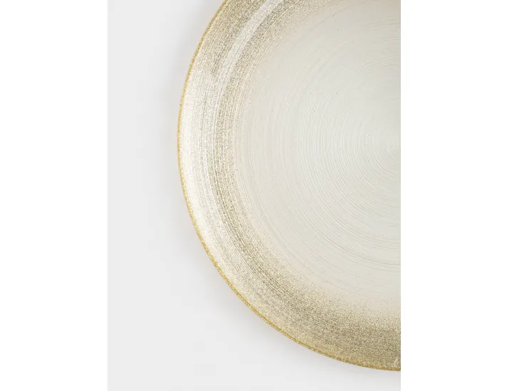 Тарелка обеденная 28 см молочная/шампань Anna Lafarg Marbella